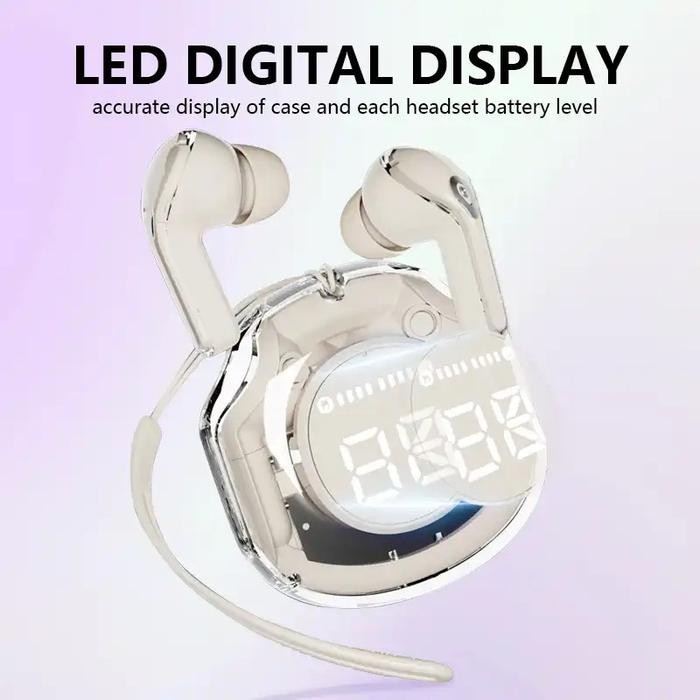 Headset Bluetooth TWS Voided New Air 39 Wireless Transparant