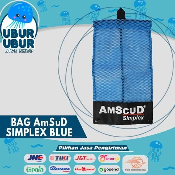 Unik Bag Amscud Simplex Blue - Tas Peralatan Selam/Snorkeling/Gear Bag Terlariss 