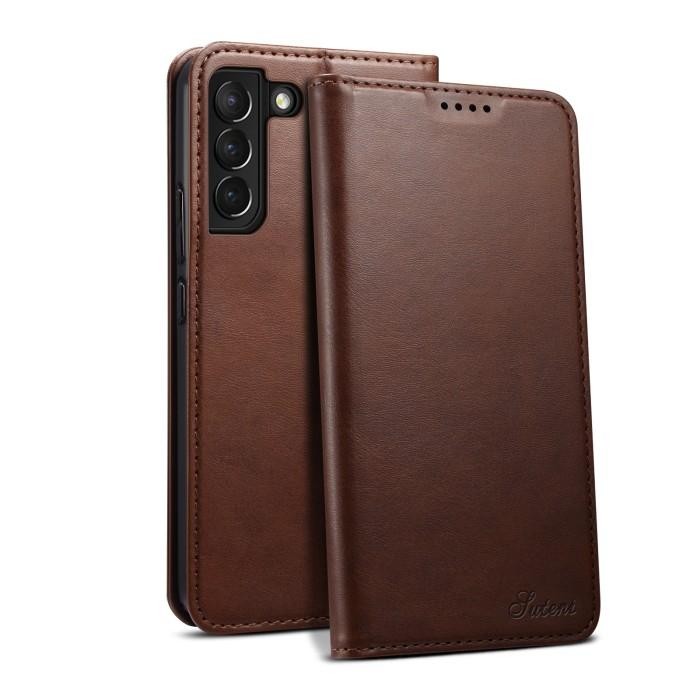 CASING SAMSUNG GALAXY S22 ULTRA S 22 PLUS SUTENI LEATHER FLIP CASE