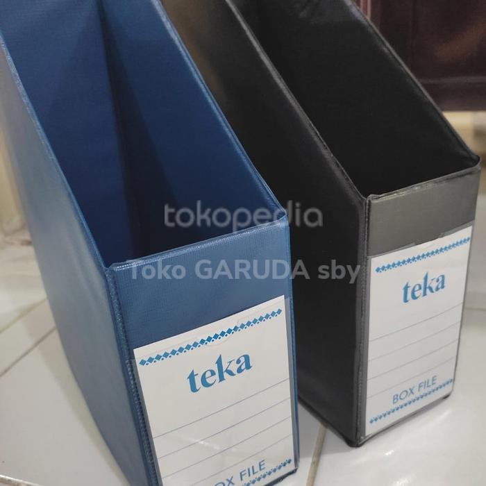 OJ Box file vinil / vynil TEKA warna BIRU/HITAM