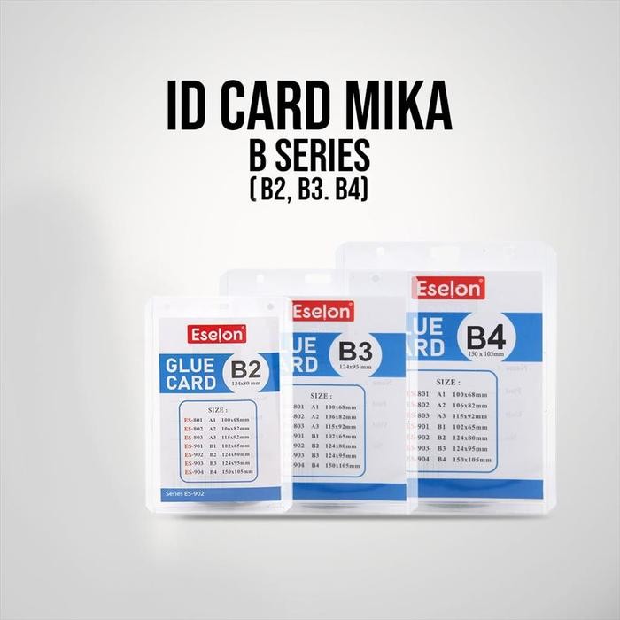 

OJ 20pcs ID CARD MIKA B Series / 1pak Name Tag