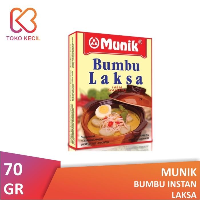 

Stok Baru Munik Bumbu Instan Laksa 70gr