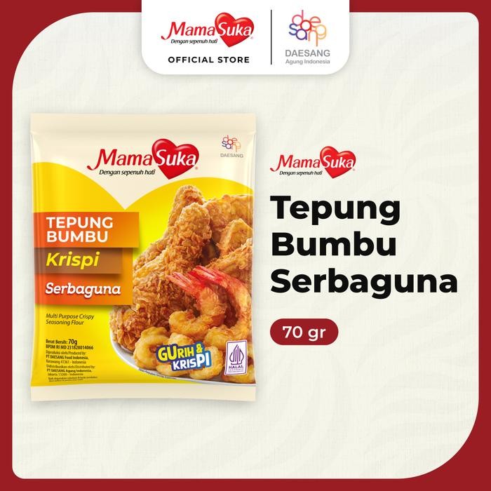 

Stok Baru MamaSuka - Tepung Bumbu Serbaguna 70 gr (Sample tidak dijual satuan)