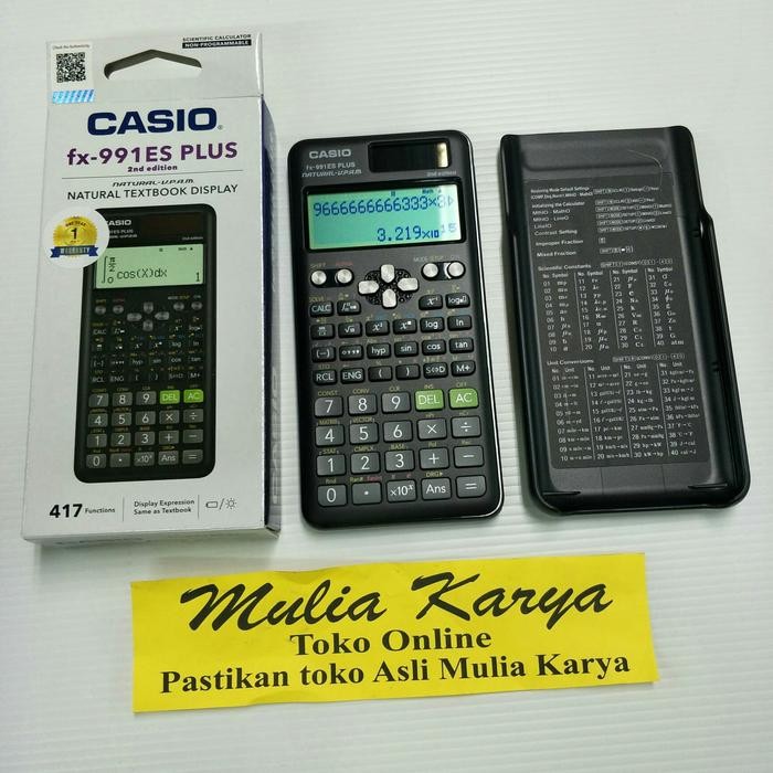 

Kalkulator Casio Fx 991 ES Plus Calculator Scientific