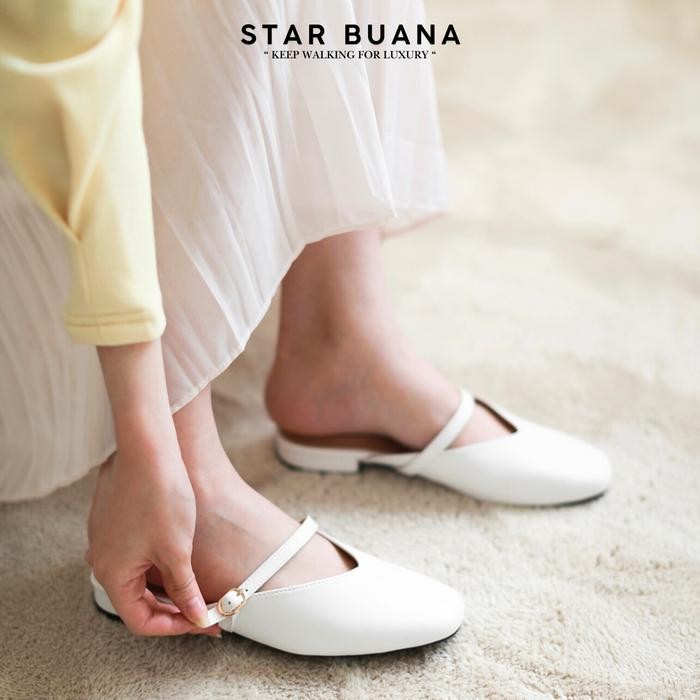 Ellora - Star Buana - Cassia 2 Cm Big Size 36-45 Mules Wanita Shoes
