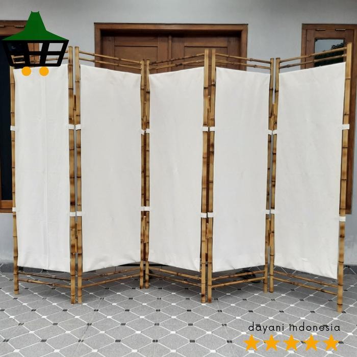 ASLI Partisi Ruangan Kantor Pems Ruangan Sketsel Ruangan 5 Lembar Kain READY STOCK