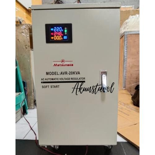 Bagus Stavolt Matsunaga Svc-20Kva -Stabilizer Listrik Matsunaga 20000 Watt Terlariss 