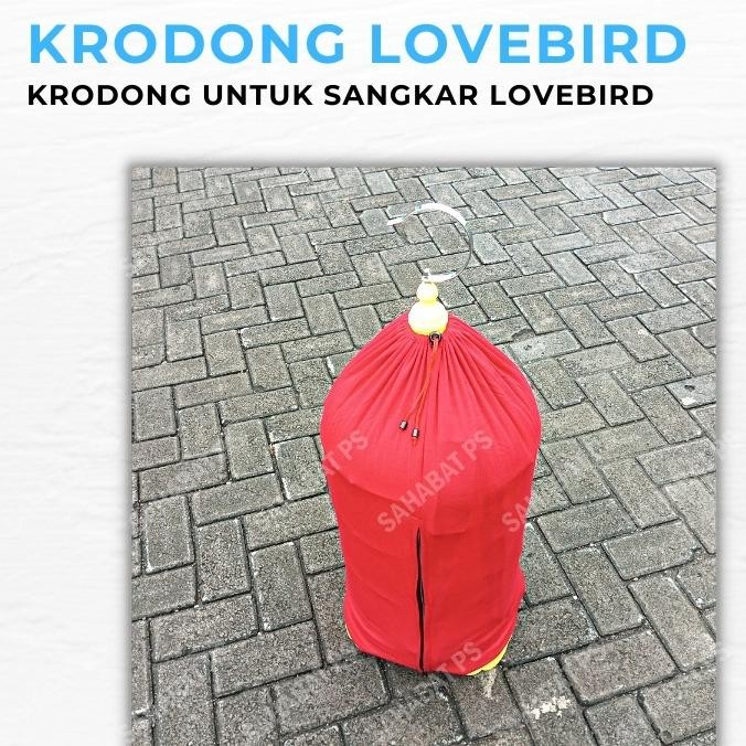 Chocolatoslatoe Krodong Kerodong Sangkar Lovebird Murai Kapsul Kotak Jumbo Komplit Warna Mix