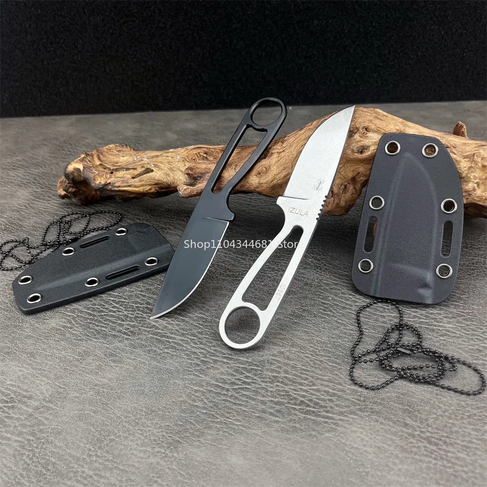ESEE Izula Ant IZULA Straight Blade Knife High Hardness 8Cr13mov Blade Molded Kydex Sheath and Clip