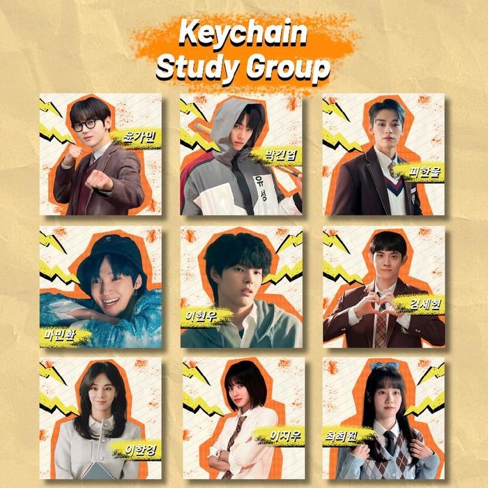 Keychain Bagcharm Study Group Kdrama