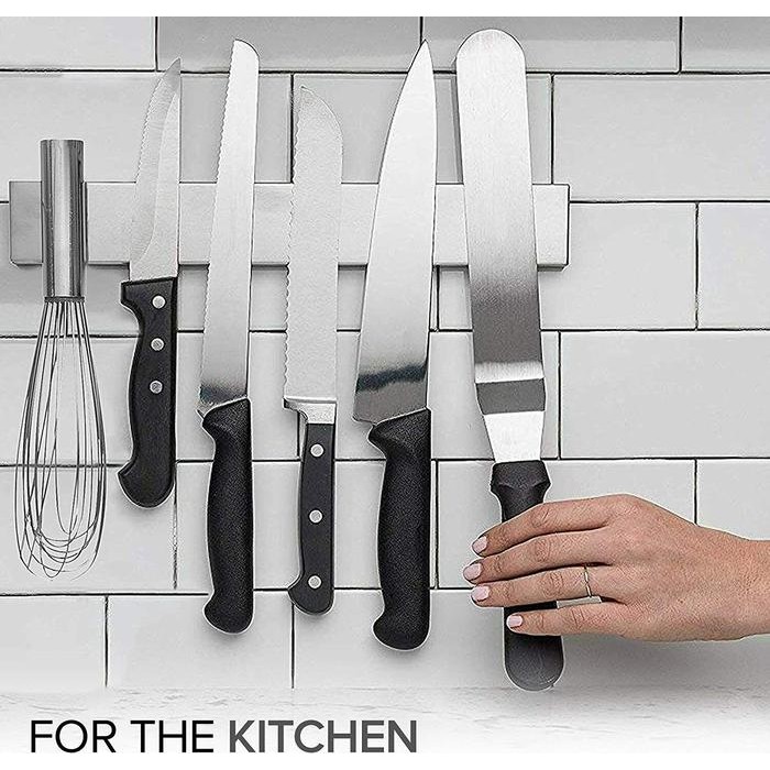 Rak Magnet Tempat Pisau dan Barang Besi Magnetic di Dinding