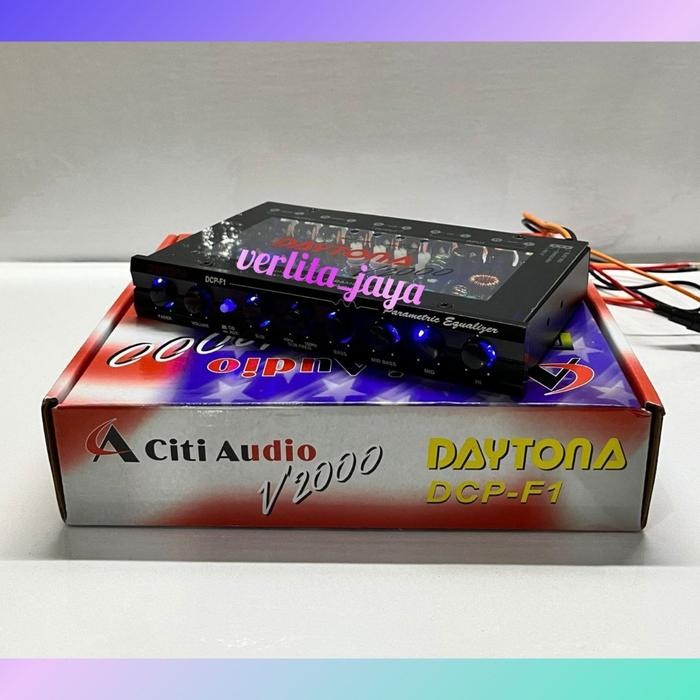 Ready PARAMETRIK EQUALIZER DAYTONA DCF-F1 V2000 TERMURAH CAR AUDIO MOBIL