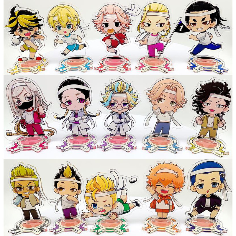 Anime Tokyo Revengers Sports Meet Figure Cosplay Acrylic Stand Ran Rindo Haitani Original Doujin Mod