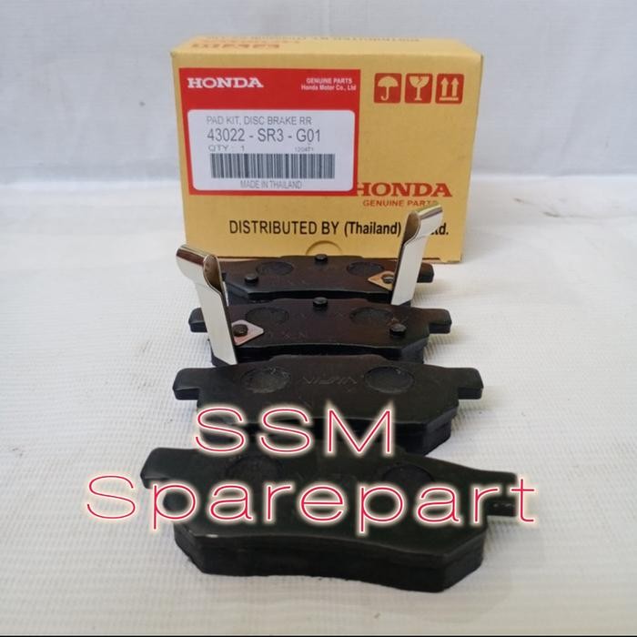 Termurah Brake Pad Kampas Rem Belakang Honda Jazz Ge8 S Rs Th 2008-2013 Ori Terlariss 