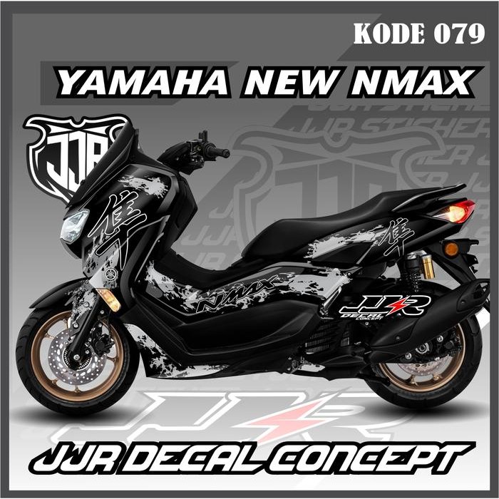 Stiker Nmax New 2020-2024 Full Body Motif Keren Variasi New Yamaha Nmax Kode 079 Motor