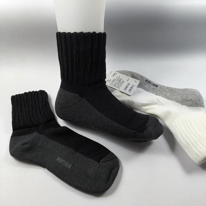Kaos Kaki Uniqlo HEATTECH Socks Men Pria Tanggung terlaris