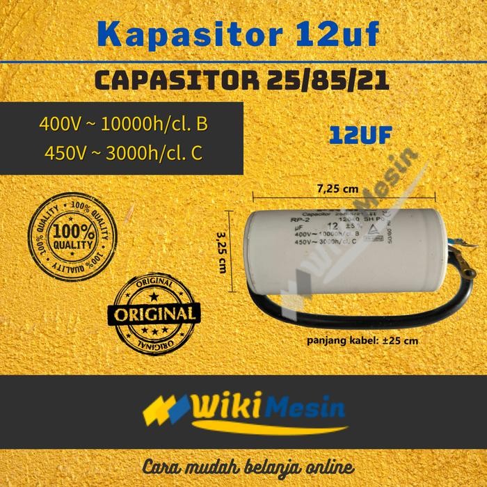 Terlaris Kapasitor Pompa Air 12uf 14uf 16uf 20uf 25uf 40uf 45uf 50uf 55uf 60uf 80uf 100uf capasitor