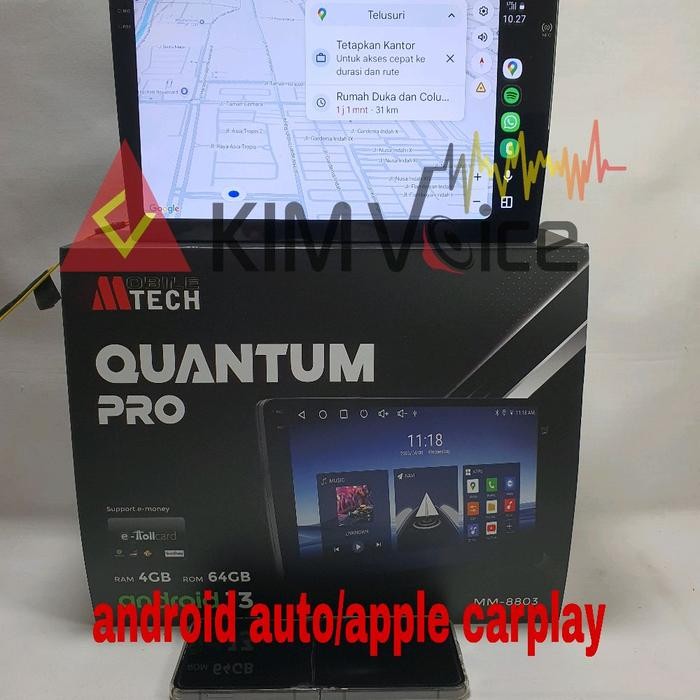 HEAD UNIT ANDROID MTECH 9 INCH OEM AGYA / AYLA SOKET PNP