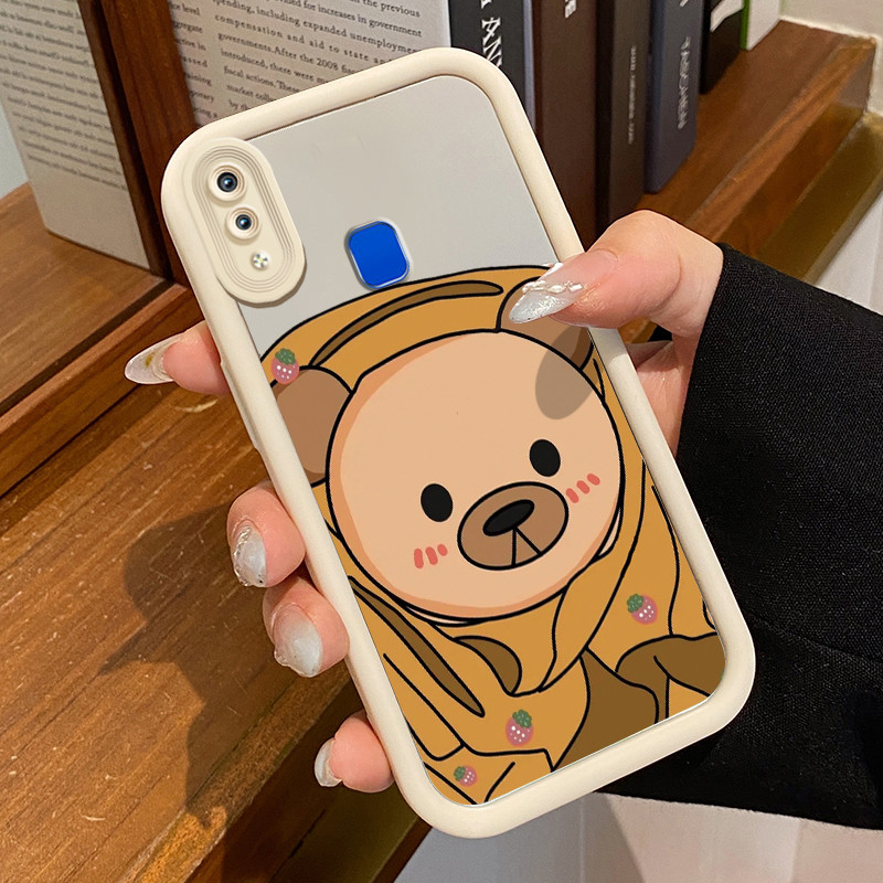 Casing Hp VIVO Y95 Y93 Y93s Y91 Y91i Case Casing Panda kecil HP pola Kesing Kasing cermin Cesing Sil