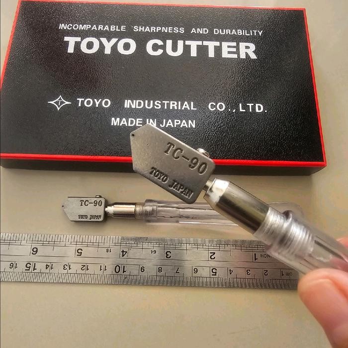 Toyo Tc 90 Original Type Cortador De Vidro Alat Potong Kaca Tc 90 Oil Glass Cutter Tc90 Tc-90 -