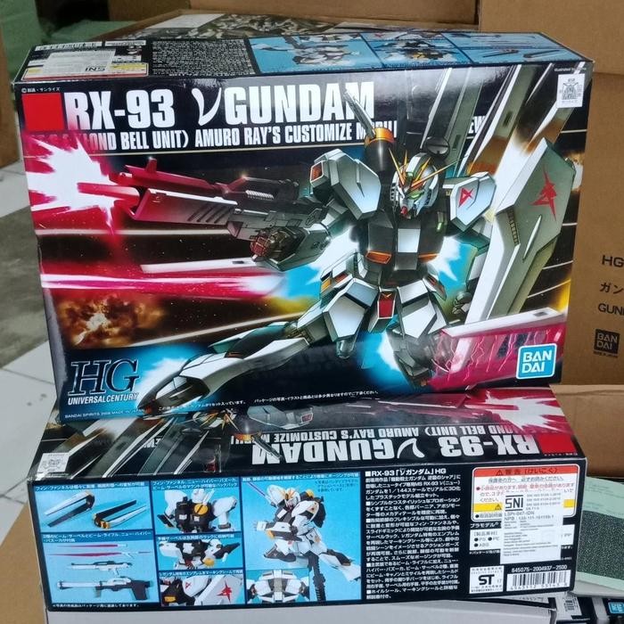 Gundam Hg086 Rx-93 V Gundam 53143 [Original Bandai]