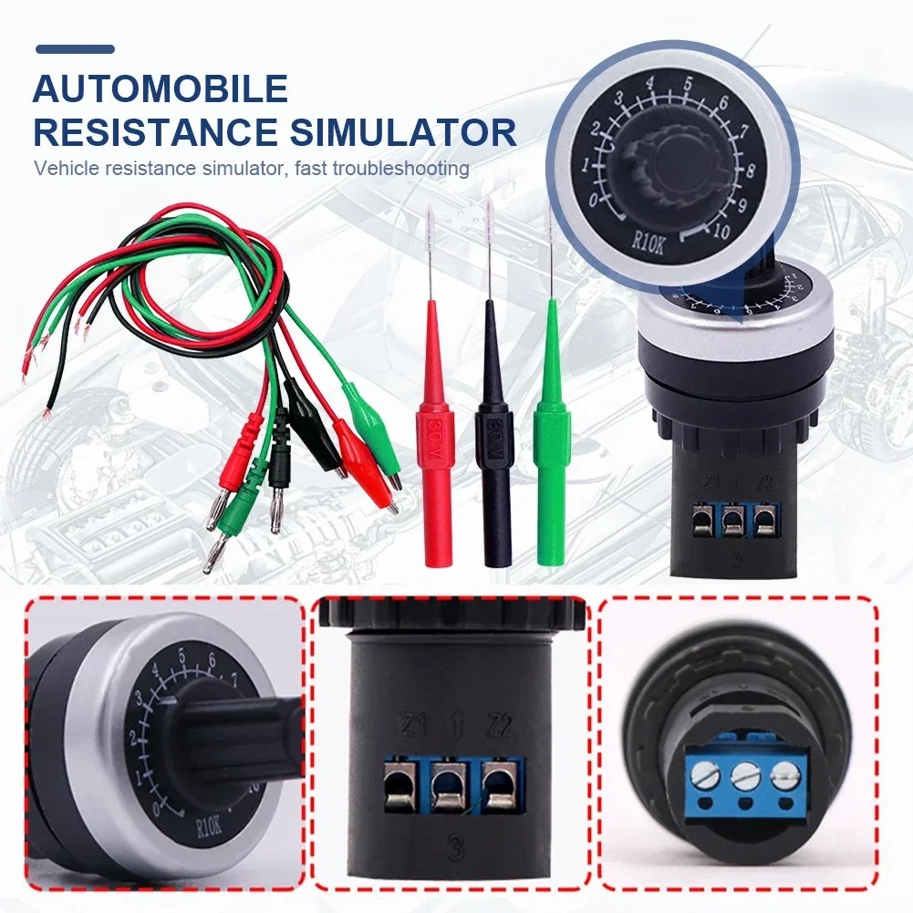 Universal Automobile Resistance Simulator Vehicle Impedance Simulator Auto Repair Accessories