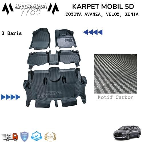 Karpet Mobil 5D Mobil Avanza Xenia Veloz New - VELOZ 2022