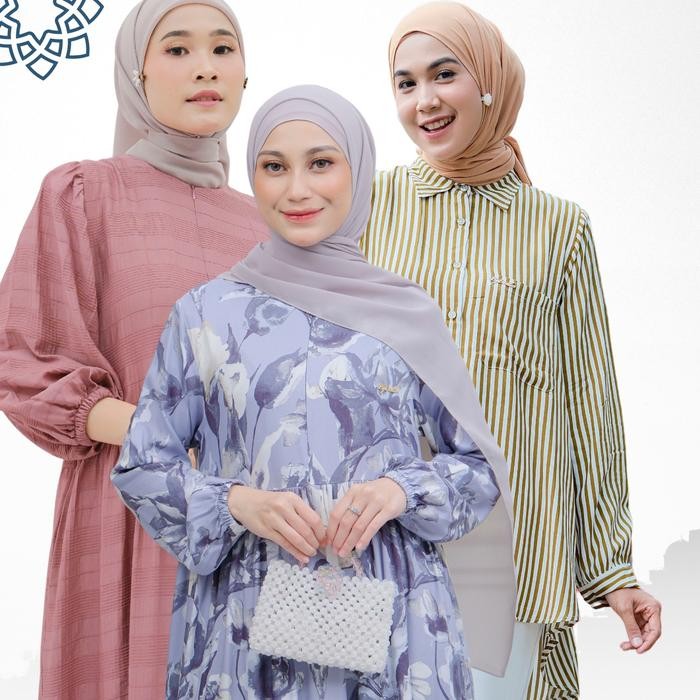 ( PRE ORDER ) By Dolla - Kode ZA 1-20 - Baju Oneset Gamis Muslim Wanita Elegan Nyaman Harian