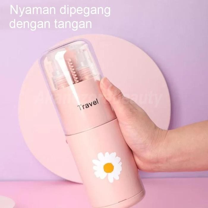 5In1 Toiletries Kit Botol Travel Portable Tempat Perlengkapan Mandi Travel Toiletries Kit Set / 8In1