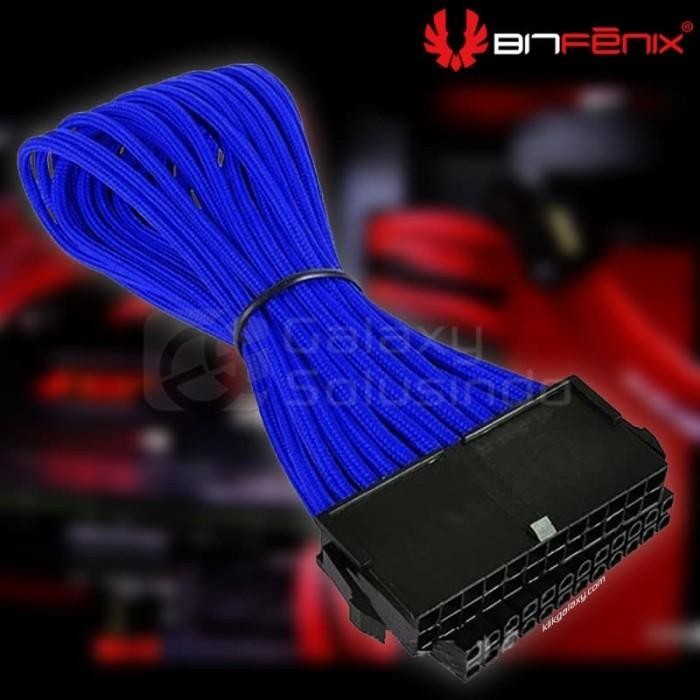 Bitfenix Alchemy ATX 24 pin Blue - sleeved cable