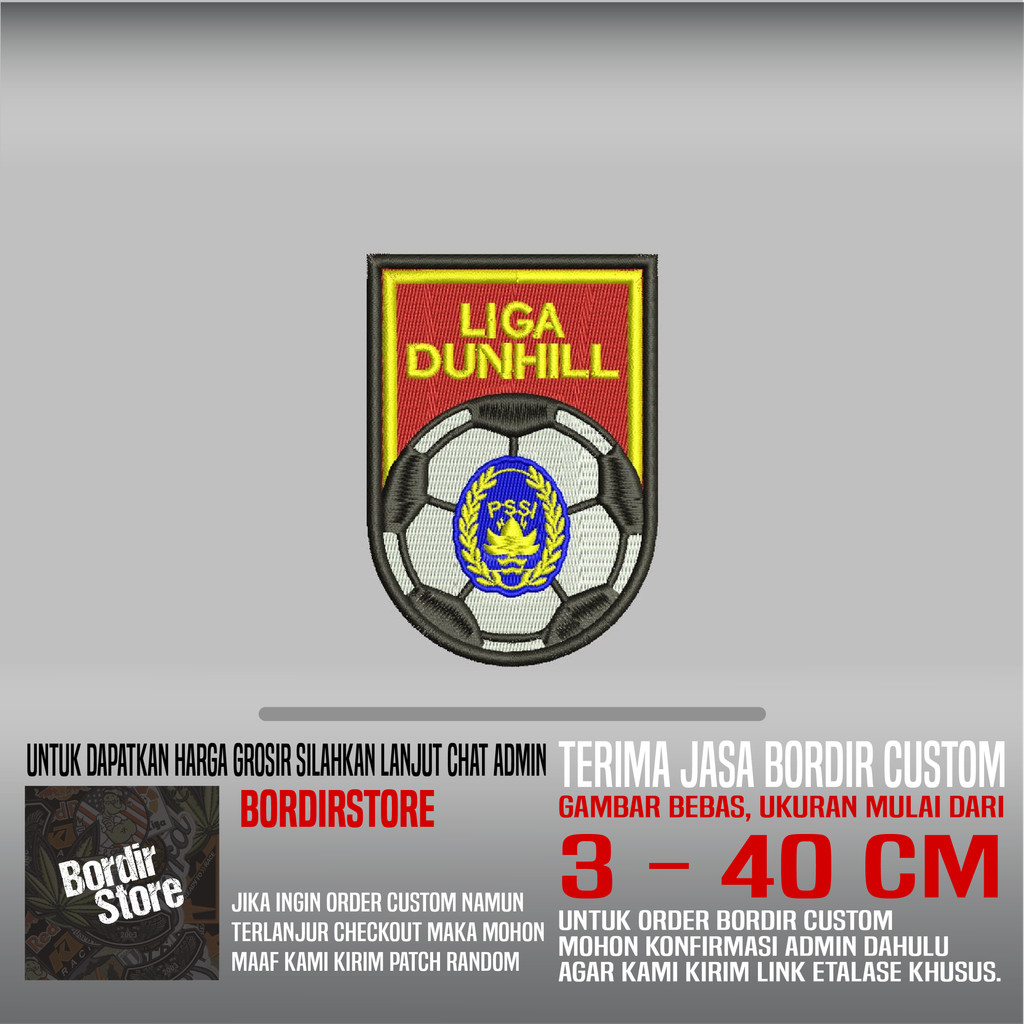 BORDIR STORE PATCH BST-165 LIGA DUNHILL PSSI