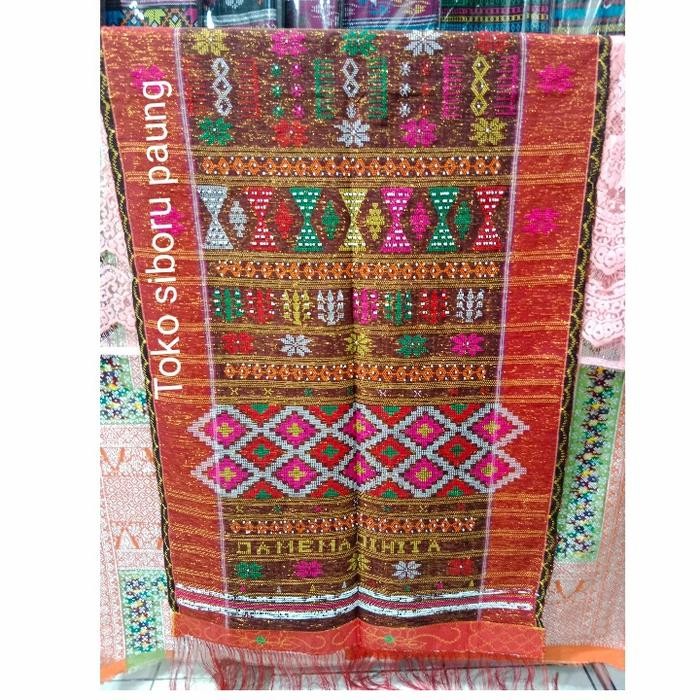 ORIGINAL ulos Sadum simata motif sipirok rumbai halus READY STOCK