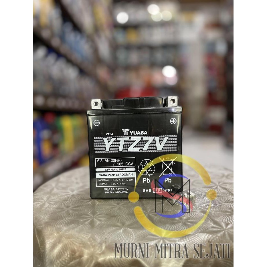 Yuasa Aki Motor YTZ7V YTZ7-V YTZ-7V Kering MF Lexi Aerox Nmax 150 155