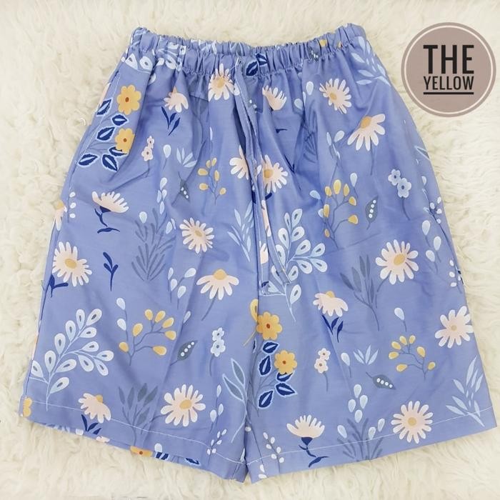 554k- Celana Pendek Katun Selutut Celana Katun Wanita Big Size