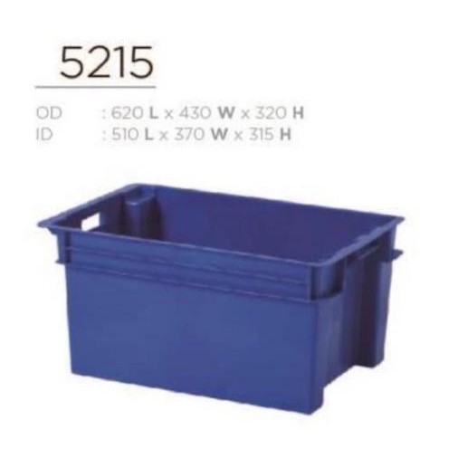 Rabbit Plastik Container Kontainer Krat Bak Susun Clear Up 5215