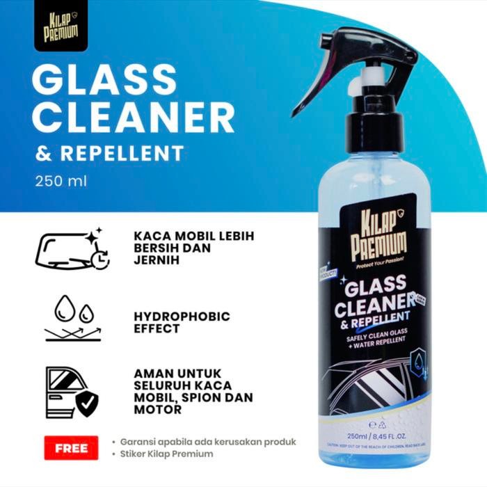 Kilap Premium Glass Cleaner - Perawatan Motor Dan Helm