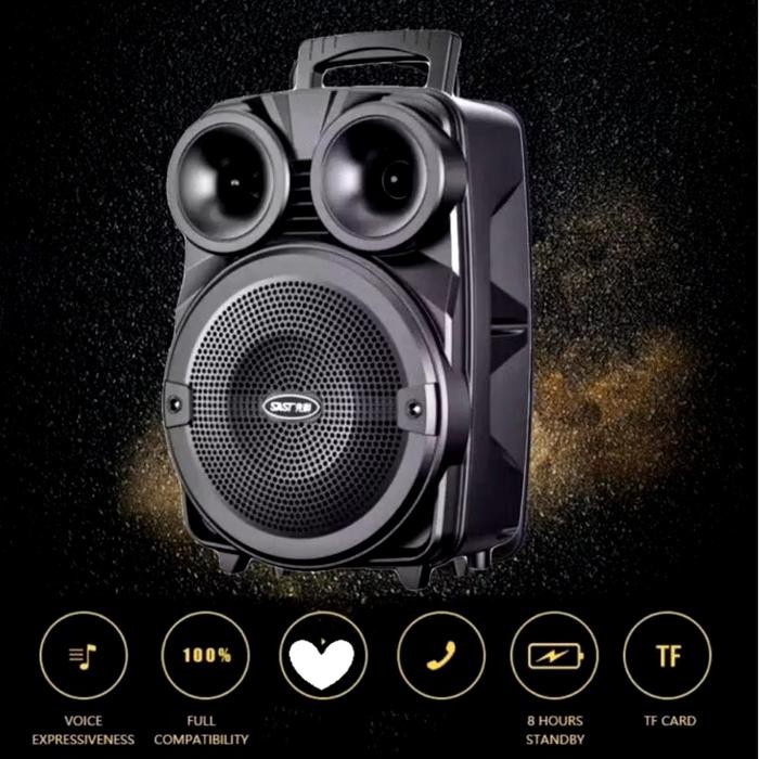 SPEAKER BLUETOOTH FREE MICROFON / Speaker Aktif Bluetooth Bonus Mic / Speaker Bluetooth Karaoke