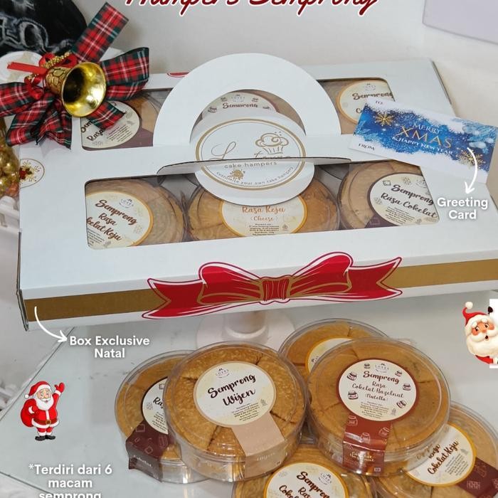 SANTA CLAUS 121 PARCEL COOKIES PARCEL NATAL HAMPERS COOKIES NATAL KADO NATAL COOKIES NATAL BINGKISAN