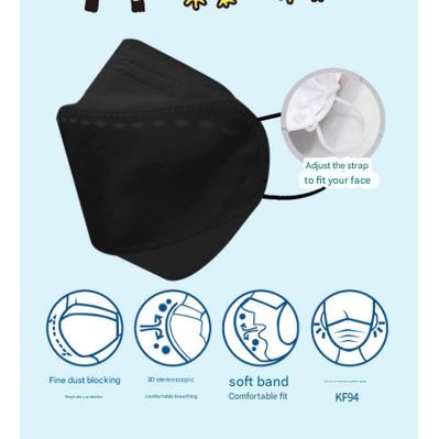 New [ MHCare ] MH KF94 Fine Dust Yellow Sand Mask Small Black