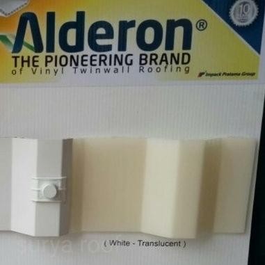 Atap Alderon Tr (Semi Transparan)Lbr 830, Tebal 10Mm, Upvc