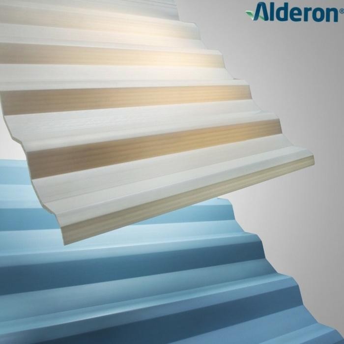 Atap Upvc Alderon R830 Panjang 6.5 Meter - Double Layer 10Mm