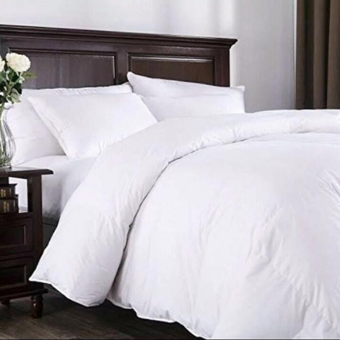 Sprei putih polos embos tinggi 25cm sprei el asrama