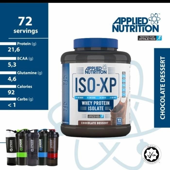 smql- Applied Nutrition Iso Xp 100% Whey Protein Isolate 5 Lbs Bpom Halal