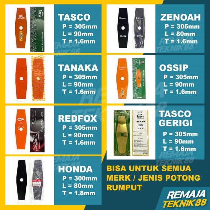 PISAU HONDA untuk POTONG RUMPUT (bisa untuk MESIN SEGALA MERK)