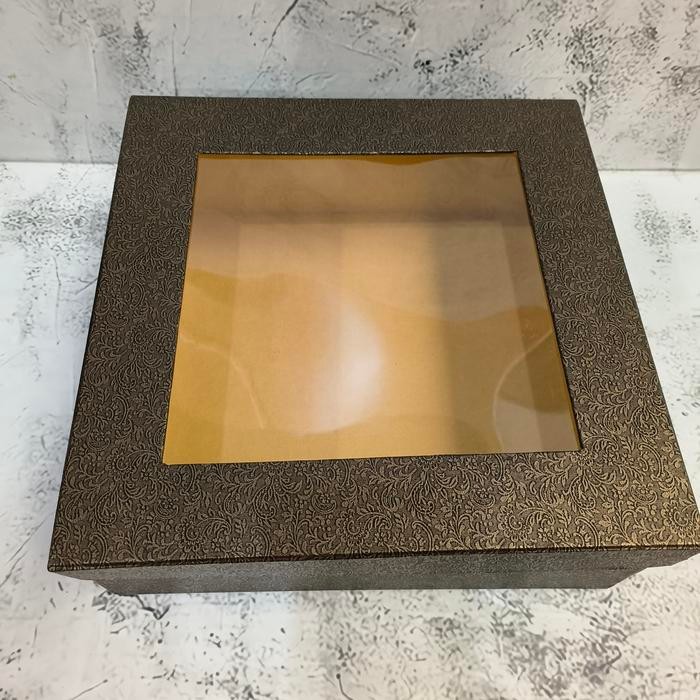 r51n- Box Hard Box Merah / Imlek / Cny / Christmas Tutup Kombinasi Mika