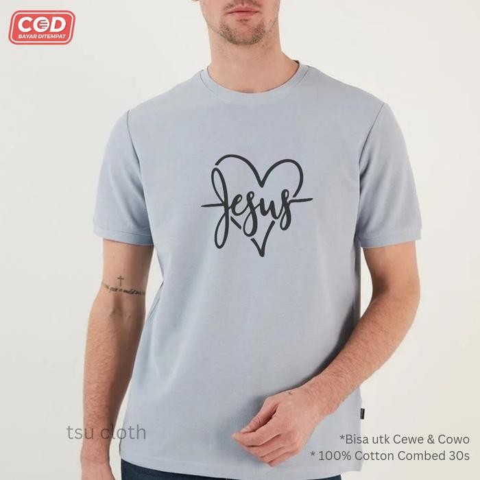 BAJU ROHANI KATOLIK / BAJU MOTIF SALIB / KAOS SALIB / BAJU JESUS / JESUS T-SHIRT / KAOS ROHANI /