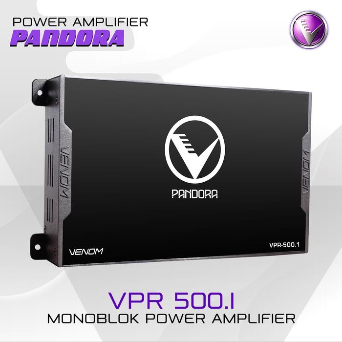 POWER MONOBLOK VENOM PANDORA VPR 500.1 Audio Mobil