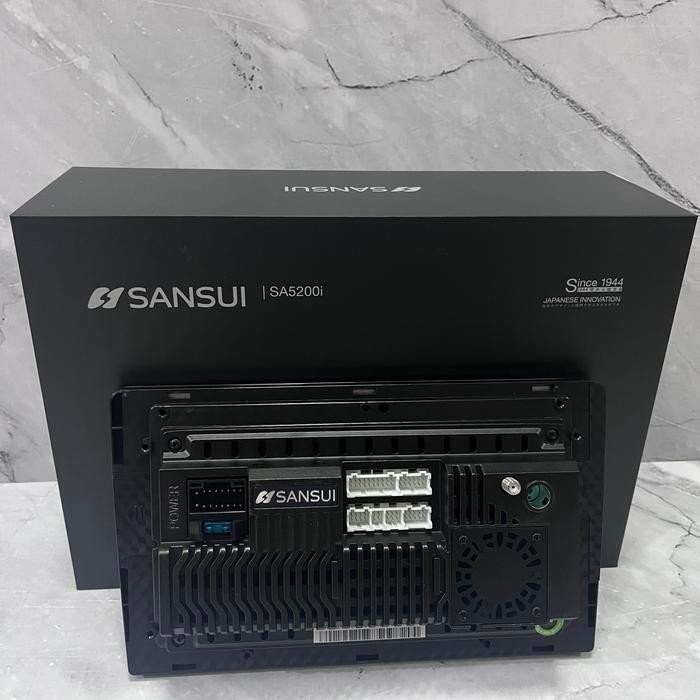 headunit Android Sansui 9inch 4GB TV mobil bonus Kamera