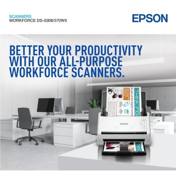 0vfn- Scanner Epson Ds-530Ii Ds530Ii Ds-530 Ii Ds530 Ii Ds 530 Ii Adf A3