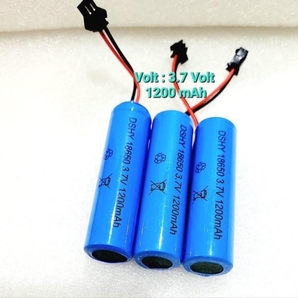 BATERAI CHARGER MOBIL REMOTE CONTROL RC LI-ION 18650 800 MAH, 1200 MAH & 2800 MAH 3.7 VOLT